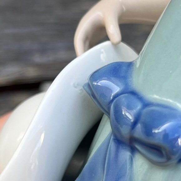 VINTAGE Lladro Figurine Prissy Coiffure Girl - Girl with Straw Hat #5010, Spain - Picture 5 of 11